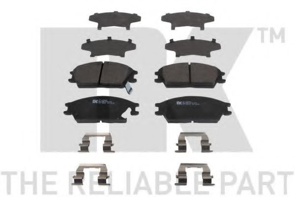 NK 223424 Тормозные колодки для HYUNDAI EXCEL II (Хендай Эxcэл 2) NK 223424 Тормозные колодки для HYUNDAI EXCEL II (Хендай Эxcэл 2)