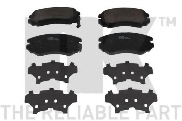 NK 223436 Тормозные колодки для HYUNDAI GRANDEUR (Хендай Грандэур) NK 223436 Тормозные колодки для HYUNDAI GRANDEUR (Хендай Грандэур)