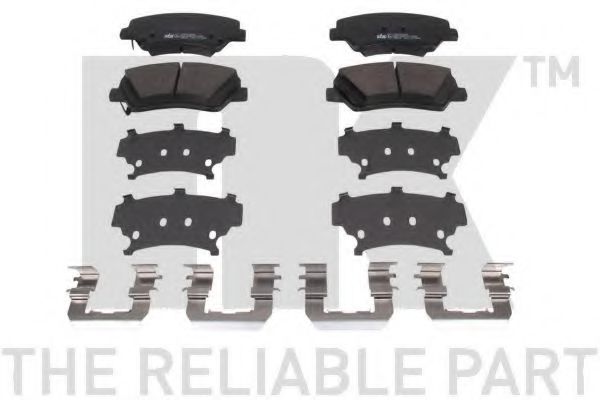 NK 223443 Тормозные колодки для HYUNDAI FLUIDIC ELANTRA (Хендай Флуидиc элантра) NK 223443 Тормозные колодки для HYUNDAI FLUIDIC ELANTRA (Хендай Флуидиc элантра)