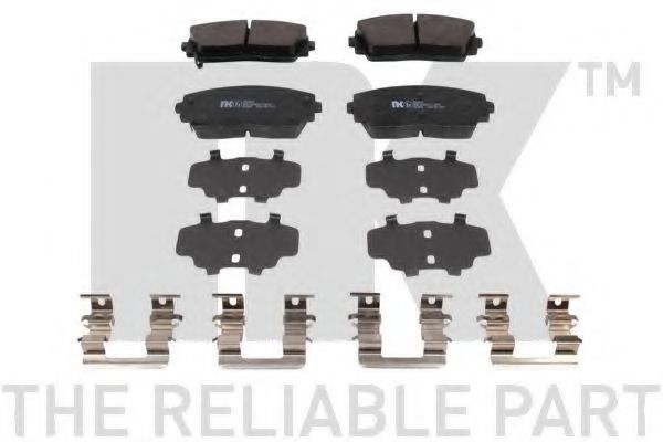 NK 223524 Тормозные колодки для KIA PICANTO (Киа Пиканто) NK 223524 Тормозные колодки для KIA PICANTO (Киа Пиканто)