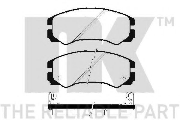 NK 223621 Тормозные колодки для OPEL FRONTERA B (Опель Фронтера б) NK 223621 Тормозные колодки для OPEL FRONTERA B (Опель Фронтера б)