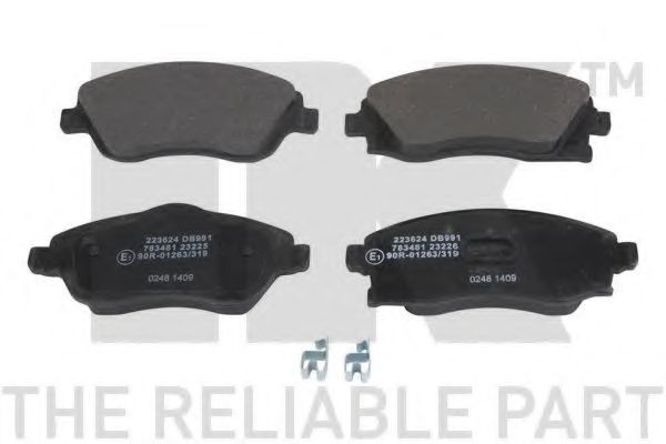 NK 223624 Тормозные колодки для OPEL VITA C (Опель Vита c) NK 223624 Тормозные колодки для OPEL VITA C (Опель Vита c)