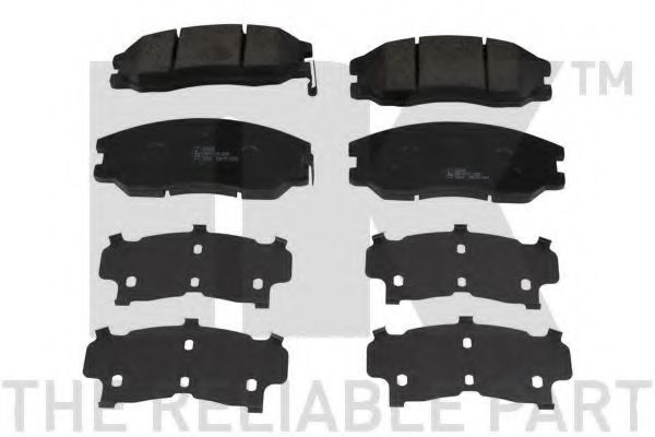 NK 223638 Тормозные колодки для CHEVROLET CAPTIVA (Шевроле Каптива) NK 223638 Тормозные колодки для CHEVROLET CAPTIVA (Шевроле Каптива)