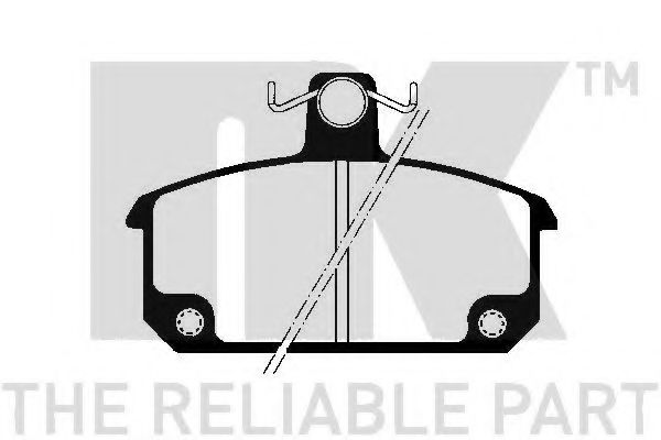 NK 223912 Тормозные колодки для RENAULT (Рено) NK 223912 Тормозные колодки для RENAULT (Рено)