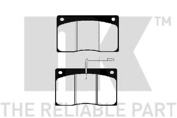NK 223921 Тормозные колодки для RENAULT MASTER I (Рено Мастэр и) NK 223921 Тормозные колодки для RENAULT MASTER I (Рено Мастэр и)