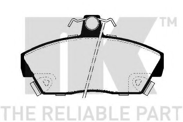NK 224008 Тормозные колодки для ROVER 400 (Ровер 400) NK 224008 Тормозные колодки для ROVER 400 (Ровер 400)