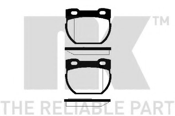 NK 224013 Тормозные колодки для LAND ROVER DEFENDER (Ленд ровер/лэнд ровер Дэфэндэр) NK 224013 Тормозные колодки для LAND ROVER DEFENDER (Ленд ровер/лэнд ровер Дэфэндэр)