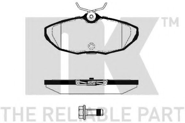 NK 224027 Тормозные колодки для LINCOLN LS (Линcолн Лс)