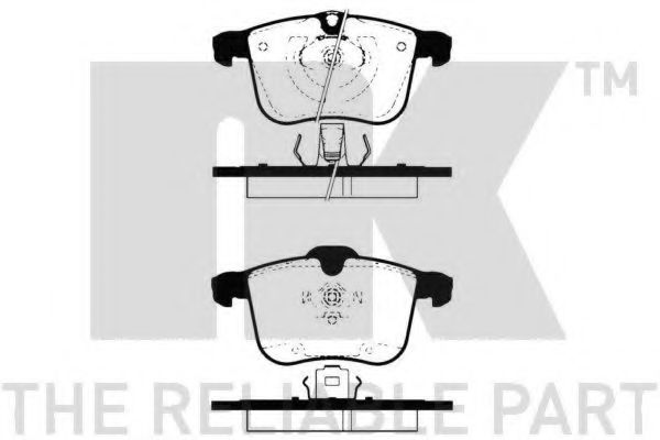 NK 224109 Тормозные колодки для CADILLAC BLS (Кадилак Блс) NK 224109 Тормозные колодки для CADILLAC BLS (Кадилак Блс)