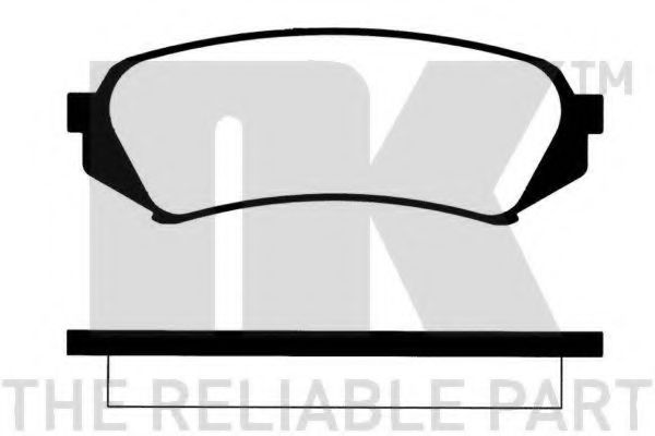 NK 224549 Тормозные колодки для TOYOTA PRADO (Тойота/тоета Прадо) NK 224549 Тормозные колодки для TOYOTA PRADO (Тойота/тоета Прадо)