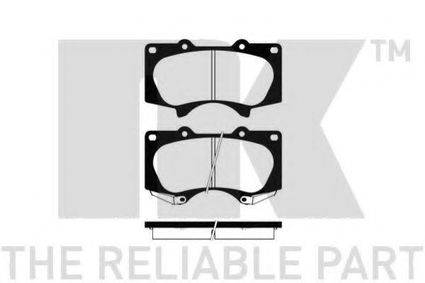 NK 224569 Тормозные колодки для LEXUS GX (Лексус Гx) NK 224569 Тормозные колодки для LEXUS GX (Лексус Гx)