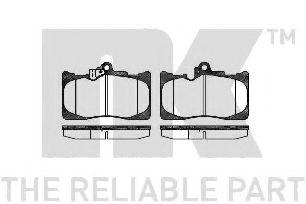 NK 224573 Тормозные колодки для LEXUS GS (Лексус Джи с) NK 224573 Тормозные колодки для LEXUS GS (Лексус Джи с)