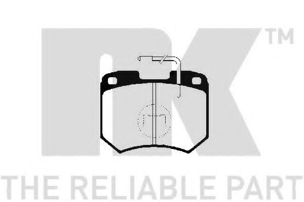 NK 224710 Тормозные колодки для AUDI 100 (Ауди 100) NK 224710 Тормозные колодки для AUDI 100 (Ауди 100)