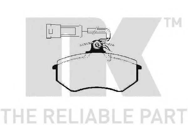 NK 224711 Тормозные колодки для AUDI 100 (Ауди 100) NK 224711 Тормозные колодки для AUDI 100 (Ауди 100)