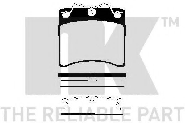 NK 224721 Тормозные колодки для VOLKSWAGEN (Фольксваген) NK 224721 Тормозные колодки для VOLKSWAGEN (Фольксваген)