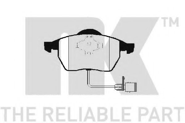 NK 224729 Тормозные колодки для VOLKSWAGEN (Фольксваген) NK 224729 Тормозные колодки для VOLKSWAGEN (Фольксваген)