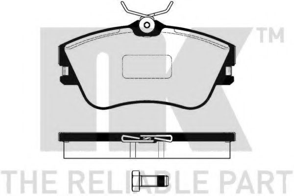NK 224731 Тормозные колодки для VOLKSWAGEN (Фольксваген) NK 224731 Тормозные колодки для VOLKSWAGEN (Фольксваген)