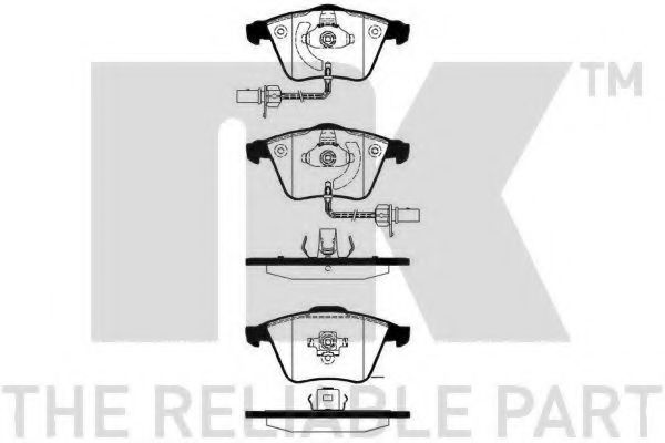 NK 224782 Тормозные колодки для VOLKSWAGEN (Фольксваген) NK 224782 Тормозные колодки для VOLKSWAGEN (Фольксваген)