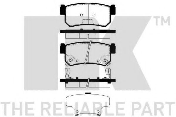 NK 225011 Тормозные колодки для SSANGYONG KYRON (Сан-янг/санянг Кайрон) NK 225011 Тормозные колодки для SSANGYONG KYRON (Сан-янг/санянг Кайрон)