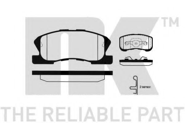 NK 225112 Тормозные колодки для DAIHATSU SIRION (Дайхатсу Сирион) NK 225112 Тормозные колодки для DAIHATSU SIRION (Дайхатсу Сирион)