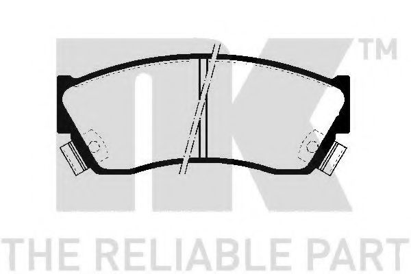 NK 225203 Тормозные колодки для SUBARU JUSTY II (Субару Жустъ 2) NK 225203 Тормозные колодки для SUBARU JUSTY II (Субару Жустъ 2)