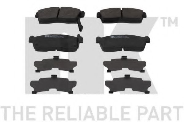 NK 225225 Тормозные колодки для SUZUKI CELERIO (Сузуки Cэлэрио) NK 225225 Тормозные колодки для SUZUKI CELERIO (Сузуки Cэлэрио)