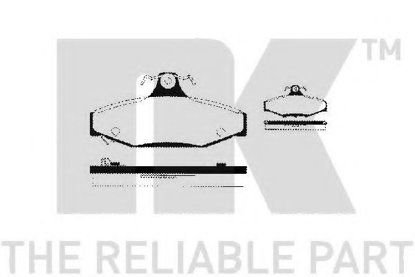 NK 225702 Тормозные колодки для SSANGYONG MUSSO (Сан-янг/санянг Муссо) NK 225702 Тормозные колодки для SSANGYONG MUSSO (Сан-янг/санянг Муссо)