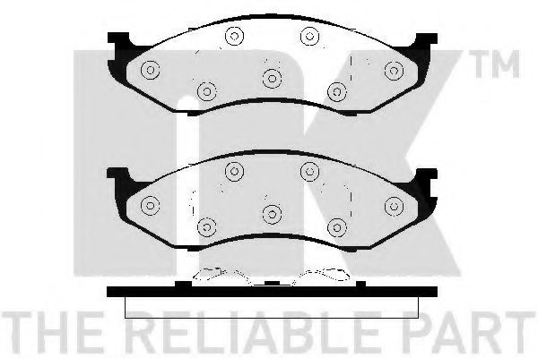 NK 229310 Тормозные колодки для JEEP CHEROKEE (Джип Чироки) NK 229310 Тормозные колодки для JEEP CHEROKEE (Джип Чироки)