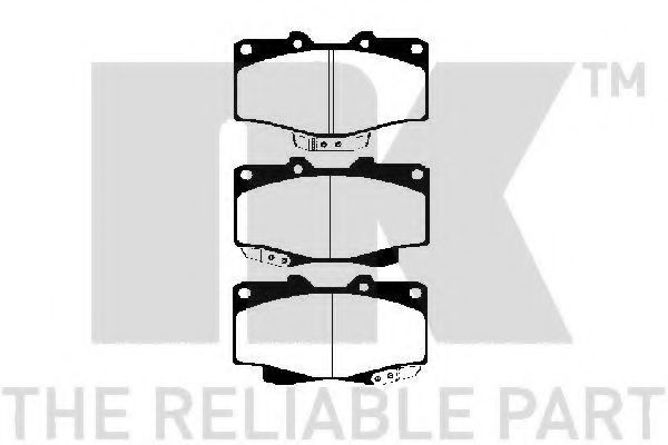 NK 229962 Тормозные колодки для VOLKSWAGEN TARO (Фольксваген Таро) NK 229962 Тормозные колодки для VOLKSWAGEN TARO (Фольксваген Таро)