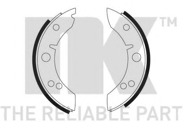 NK 2712001 Тормозные колодоки 