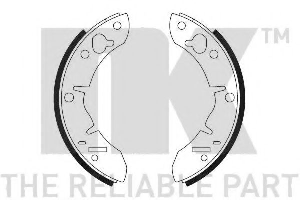 NK 2712003 Тормозные колодоки для FORD-USA (Форд-уса) NK 2712003 Тормозные колодоки для FORD-USA (Форд-уса)