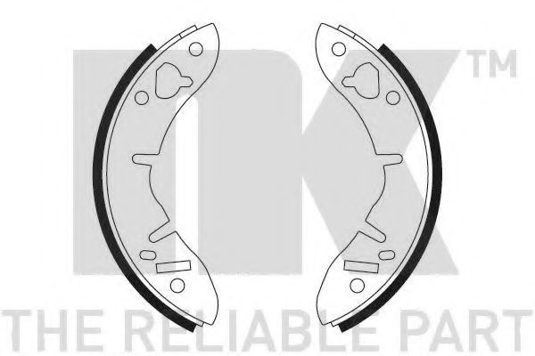 NK 2712033 Тормозные колодоки 