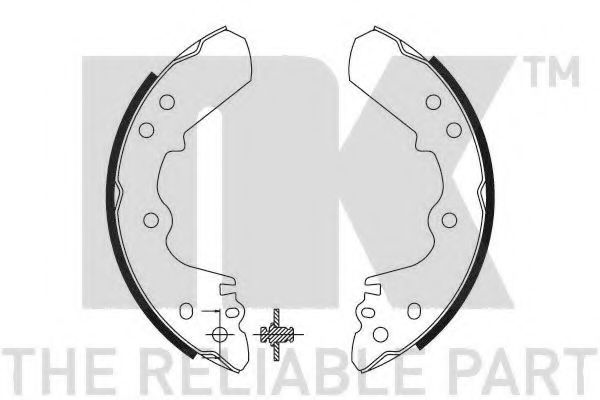 NK 2714528 Тормозные колодоки 