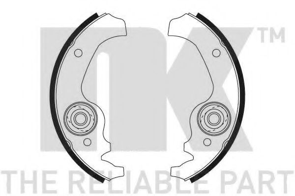 NK 2723106 Тормозные колодоки для FIAT 500 (Фиат 500) NK 2723106 Тормозные колодоки для FIAT 500 (Фиат 500)