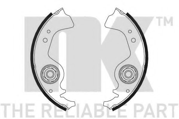 NK 2723383 Тормозные колодоки для FIAT STRADA II (Фиат Страда 2) NK 2723383 Тормозные колодоки для FIAT STRADA II (Фиат Страда 2)