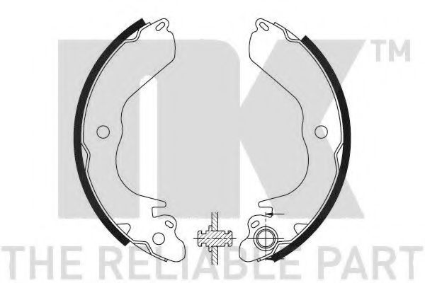 NK 2730533 Тормозные колодоки для MITSUBISHI LANCER IV (Митсубиши/митсубиси Ланcэр иv) NK 2730533 Тормозные колодоки для MITSUBISHI LANCER IV (Митсубиши/митсубиси Ланcэр иv)
