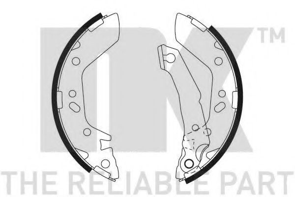 NK 2734670 Тормозные колодоки для HYUNDAI VERNA II (Хендай Vэрна 2) NK 2734670 Тормозные колодоки для HYUNDAI VERNA II (Хендай Vэрна 2)