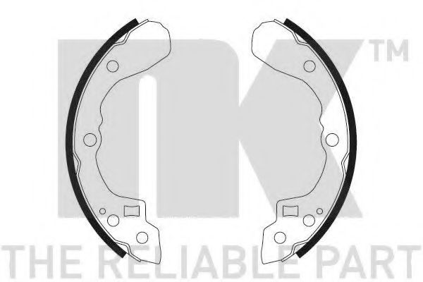 NK 2735653 Тормозные колодоки для KIA MENTOR (Киа Мэнтор) NK 2735653 Тормозные колодоки для KIA MENTOR (Киа Мэнтор)