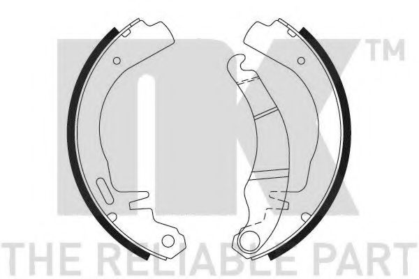 NK 2736223 Тормозные колодоки для OPEL OLYMPIA A (Опель Олъмпиа а) NK 2736223 Тормозные колодоки для OPEL OLYMPIA A (Опель Олъмпиа а)