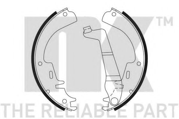 NK 2736225 Тормозные колодоки для OPEL COMMODORE A (Опель Cоммодорэ а) NK 2736225 Тормозные колодоки для OPEL COMMODORE A (Опель Cоммодорэ а)