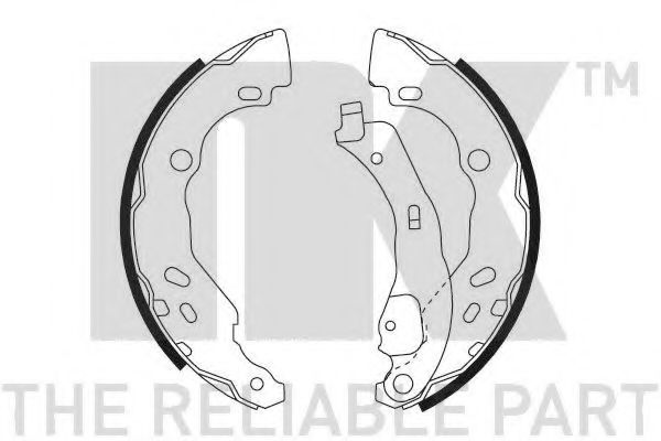 NK 2739690 Тормозные колодоки для DACIA SANDERO (Дача Сандэро) NK 2739690 Тормозные колодоки для DACIA SANDERO (Дача Сандэро)