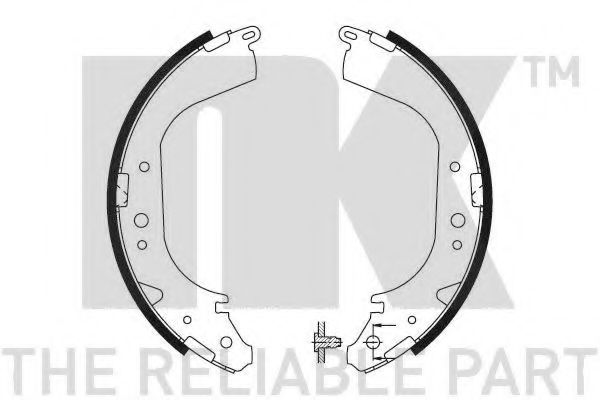 NK 2745425 Тормозные колодоки для TOYOTA LAND CRUISER 90 (Тойота/тоета Ленд крузер 90) NK 2745425 Тормозные колодоки для TOYOTA LAND CRUISER 90 (Тойота/тоета Ленд крузер 90)
