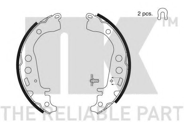 NK 2745617 Тормозные колодоки для TOYOTA PRIUS (Тойота/тоета Приус) NK 2745617 Тормозные колодоки для TOYOTA PRIUS (Тойота/тоета Приус)