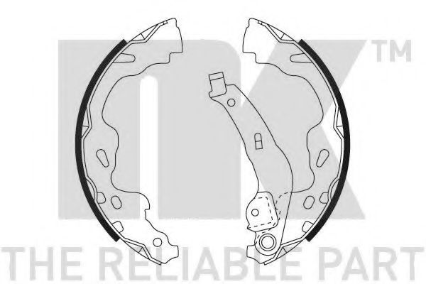 NK 2745705 Тормозные колодоки для OPEL AGILA (Опель Агила)