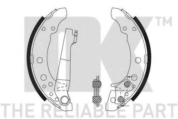 NK 2747340 Тормозные колодоки для VOLKSWAGEN SCIROCCO (Фольксваген Сcироccо) NK 2747340 Тормозные колодоки для VOLKSWAGEN SCIROCCO (Фольксваген Сcироccо)
