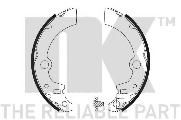 NK 2752692 Тормозные колодоки для SUZUKI IGNIS II (Сузуки Игнис 2) NK 2752692 Тормозные колодоки для SUZUKI IGNIS II (Сузуки Игнис 2)