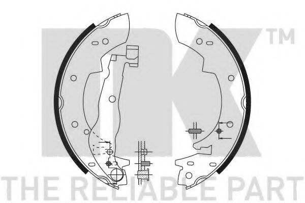NK 2799447 Тормозные колодоки для BMW 3 (Бмв 3) NK 2799447 Тормозные колодоки для BMW 3 (Бмв 3)