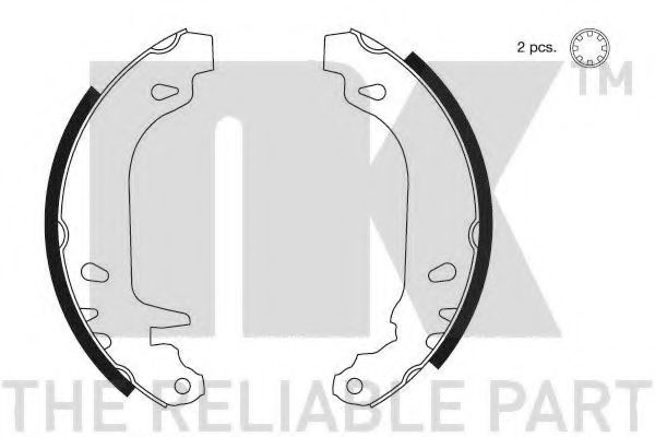 NK 2799545 Тормозные колодоки для CITROËN ZX (CитроËн Зх) NK 2799545 Тормозные колодоки для CITROËN ZX (CитроËн Зх)