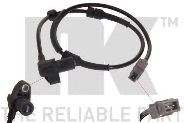 NK 292363 Датчик, частота вращения колеса для CITROËN EVASION (CитроËн Эвазион) NK 292363 Датчик, частота вращения колеса для CITROËN EVASION (CитроËн Эвазион)