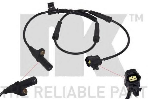 NK 293519 Датчик, частота вращения колеса для KIA SEDONA I (Киа Сэдона и) NK 293519 Датчик, частота вращения колеса для KIA SEDONA I (Киа Сэдона и)